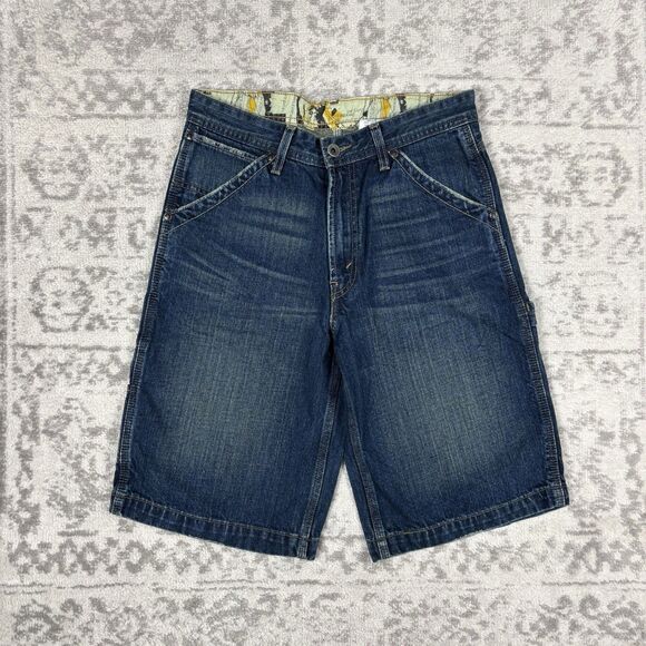 Levi's Other - Levis Jorts Jeans Denim Y2K Long Skater Shorts Kids Carpenter Size 16R
